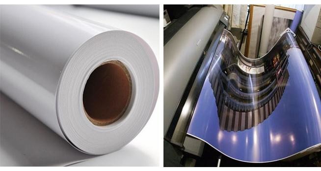 100% Polyester Wide Format Inkjet Paper , Fine Art Canvas Large Format Photo Paper