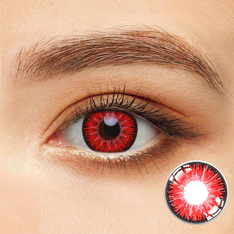 Custom Green Purple Blue Enhancement Tint Contact Lenses 14.5mm