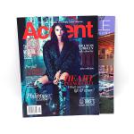 Pantone Color A4 Art Paper Perfect Bound Magazine Printing