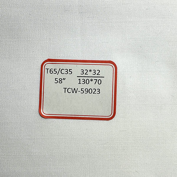 Four Seasons Polyester Cotton Cloth Bleached Or Semi-bleached Finish For Market