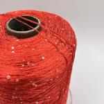 3MM 6MM Sequin Yarn 100% Paillette Mercerized Cotton Sequin Knitting Yarn 192