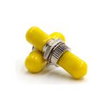 Singlemode Simplex Fiber Optic Accessories St To St Fiber Coupler Plastic