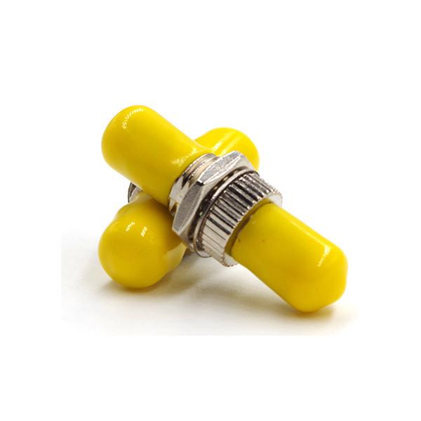 Singlemode Simplex Fiber Optic Accessories St To St Fiber Coupler Plastic