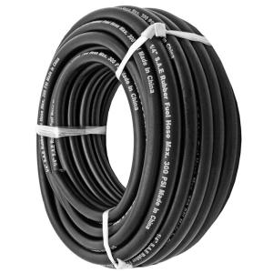 Quality NBR Black Rubber Fuel Hose Fiber Braided 20 Bar For Fuel Transfer wholesale