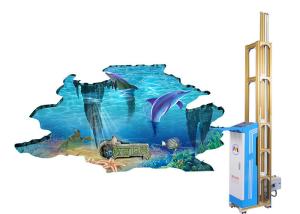 Quality Silent Track 3d Automatic Vertical Wall Printer Direct Wall Painting Machine wholesale