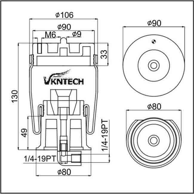 Nissan 95248-00Z11 Seat Air Spring 95148-00Z11 MANUFACTURE VKNTECH 1S0201