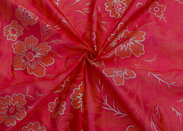 Factory direct selling mattress cloth warp knitted printed polyester gold powder bedspread cloth