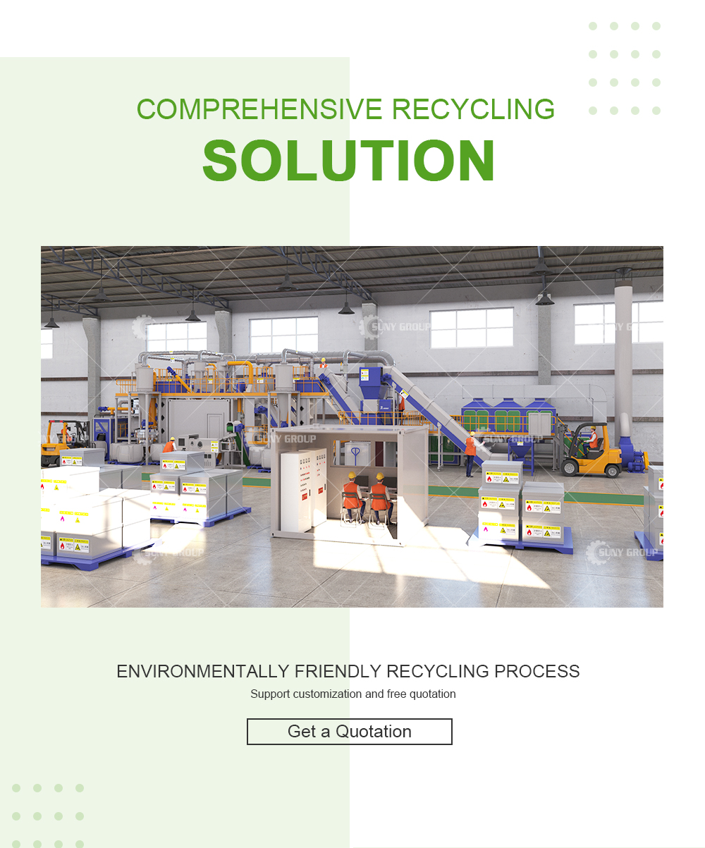 User-Friendly PLC PC Touch Screen Control LIB Recycling Machine for Handphone Battery