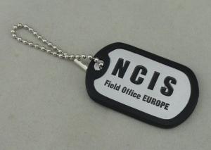 Quality NCIS Personalised Dog Tags By Aluminum Stamped , Silicone band Matched wholesale