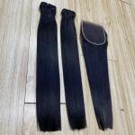 Super Double Drawn Virgin Hair Raw Indian Hair Human Hair Weave Bundles Bone