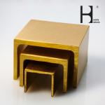 3m Length Brass U Profile