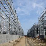Prefabricated Lightweight Steel Frame Buildings For Warehouse Rent Logistics
