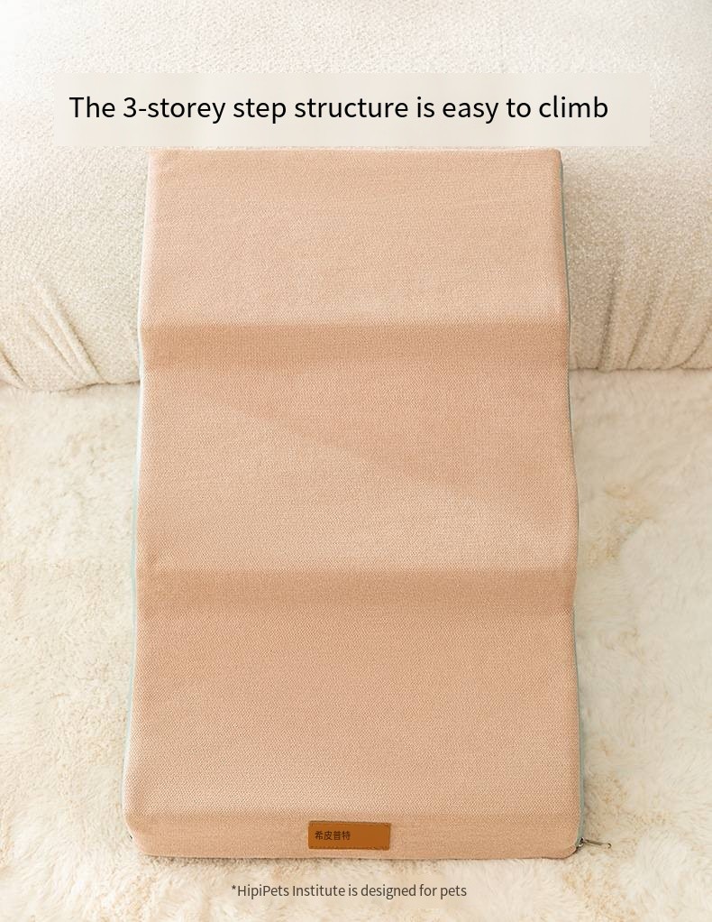 Dog Pet Stairs Non-Slip Climb Ramp Disassembled And Washed Elderly Dog Staircase