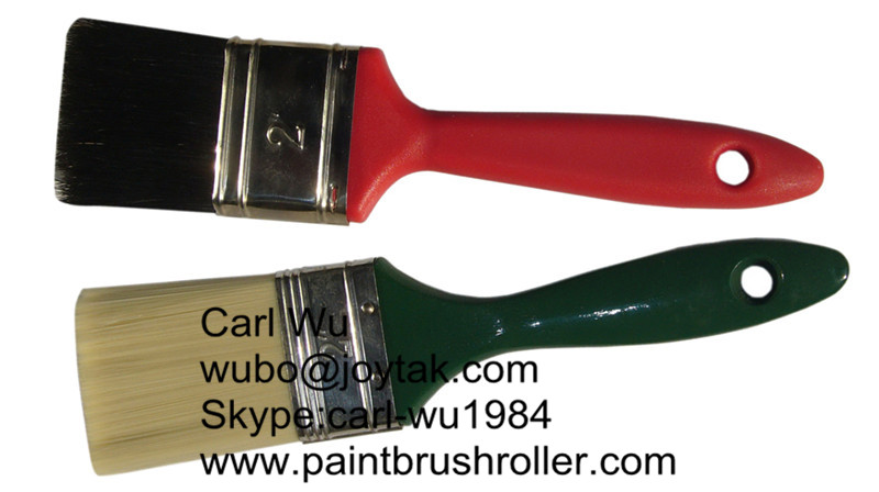 Natural bristle Chinese bristle synthetic mix 2 piece paint brush sets wood handle plastic handle 2 inch PBS-007