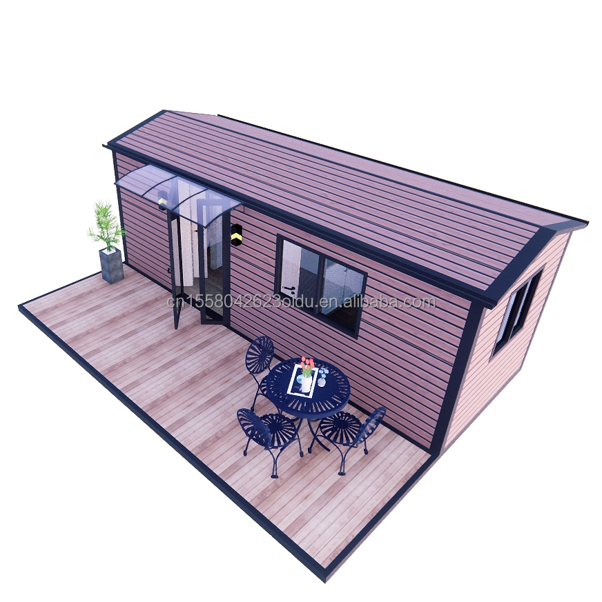 Modern Design Modular Steel Container House Prefabricated Flat Pack for Outdoor Aluminum Alloy Windows Included in Design