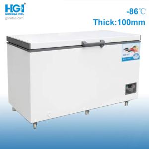 Quality 418L -86c Low Temperature Freezer Stainless Steel Inner 10mm Super Thick Freezer Cooling Freezer wholesale