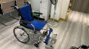Quality Orange Lightweight Aluminum Manual Wheelchair 863L Fit Up Armrest wholesale