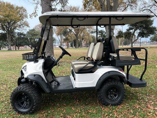 Four Wheeler China Brand Golf Electric Cart White 4 Seater EV Golf Cart 60V 4KW