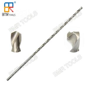 Quality 300mm extra long with 50mm shank length HSS 4241 bright finishing milling drill bit wholesale