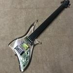 High quality LED light acrylic electric guitar rosewood fingerboard, free