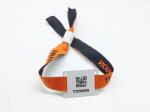 Customized Disposable Medical Woven Qr Code Rfid Chip Fabric Sport Wristband