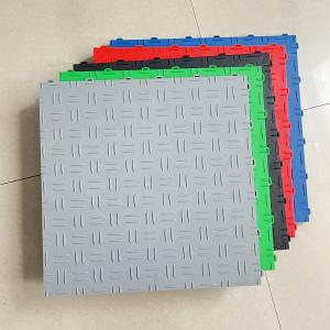 Quality Interlocking Garagetrac Diamond Flex Garage Floor Tiles 18mm Thickness wholesale