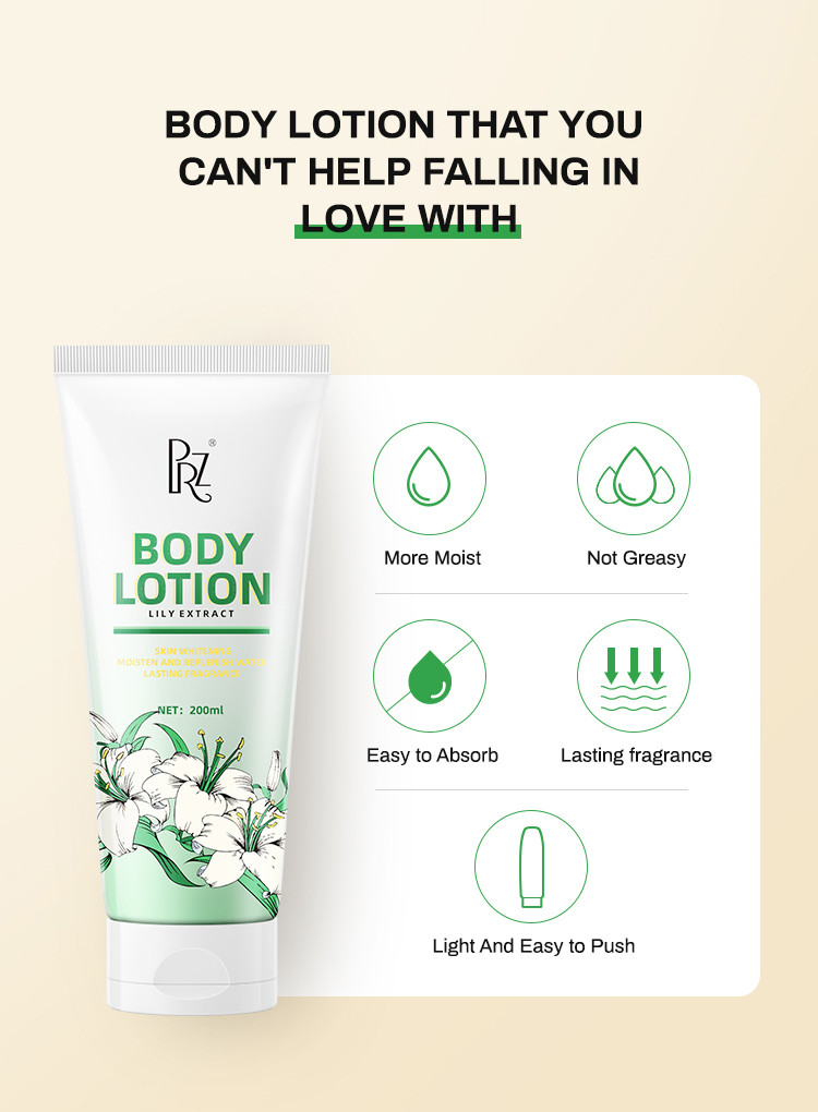 Whitening Moisture Body Lotion Nourish Dry Skin For Men And Women
