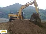 0.5m³ used excavator Cat E120B for Bangladesh 12t semi-auto excavator CAT E120B
