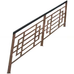 Quality External Wrought Iron Stair Handrail Banisters And Railings For Commercial Buildings wholesale