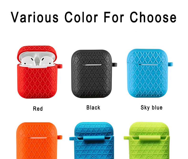 Soft TPU Skin Airpod Case Cover Portable Protective Shockproof Premium Accessories for 2019 Apple AirPod Charging case 2