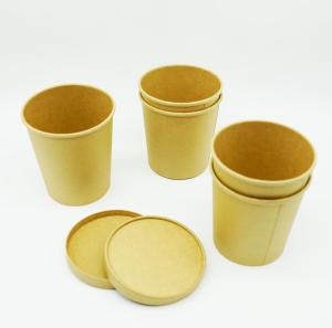 Quality Recyclable Biodegradable Paper Bowls , Paper Soup Bowls Exquisite Printing wholesale