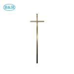 D017 57*16.5cm Gold Color Funeral Casket Cross