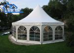 Heavy Duty Portable Folding Gazebos Aluminum Waterproof Party Pagoda Tents For