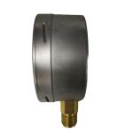 4in 100MM 40 Mbar Lower Mount Low Pressure Gauge With Valve 1/2 BSP