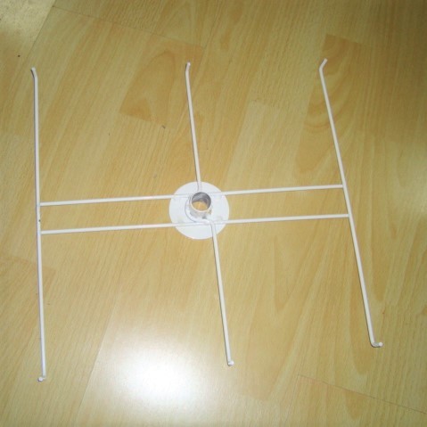 Wire Hooks Spinner Grocery 12 Pegs Countertop Display Rack