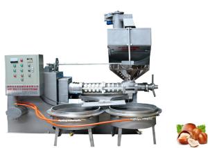 Quality 15 KW Spiral Industrial Oil Press Machine Coconut Peanut Oil Press Machine With Oil Filter System wholesale