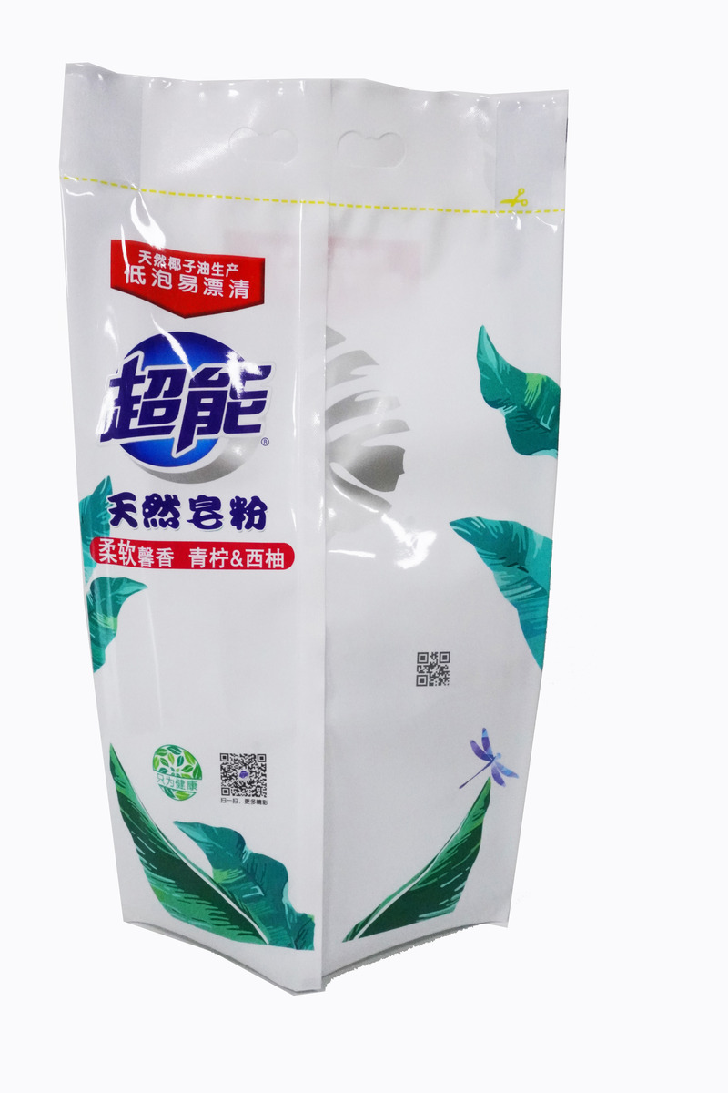 Safety Plastic Detergent Washing Powder Closed Packaging Bag Household Products
