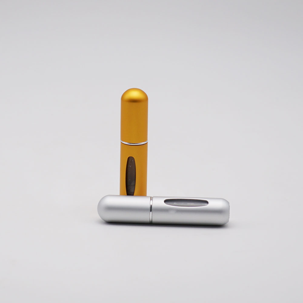 Aluminum Shell Bottom Filling Perfume Tester Bottle 5ml Atomiser