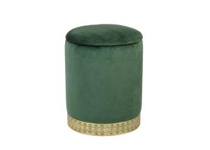 Quality Breathable Flannel Fabric 40.5cm Height Nordic Stool wholesale