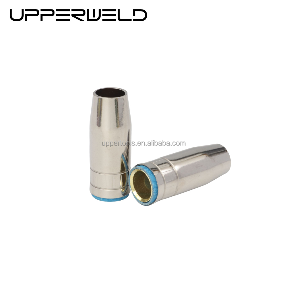 Sliver 57mm Length UPPER 25AK Gas Nozzle Binzel Mig Welding Torch Mig Welding Consumable