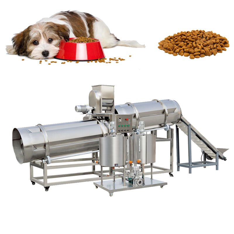 SS 201 Pet Food Processing Line Twin Screw Extruder Automatic