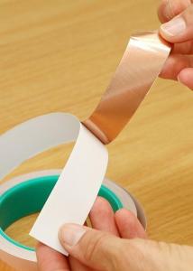 Quality 0.1mm 25mm Conductive Adhesive Copper Tape Double Sided Adhesive Thermal Conductive Tape wholesale