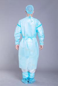 Quality 52g Medical Nonwoven Sterile Long Sleeve Isolation Gown wholesale