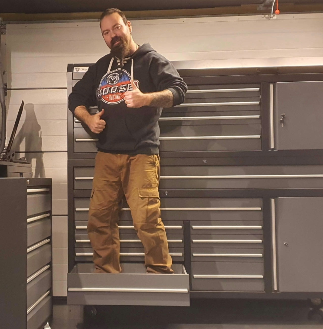 72" Rolling Tool Cabinet Heavy Duty Lockable Storage for Garage and Garden Equipment