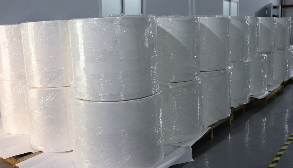 Food Industrial Oil Filter Paper Roll Wood Pulp 0.65mm 0.72mm