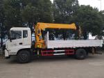 4x2 telescopic boom 8 ton truck mounted crane