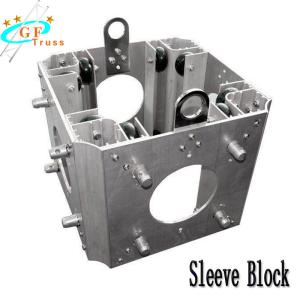 Quality Square 290*290mm DJ Aluminum Lighting Truss Sleeve Block wholesale