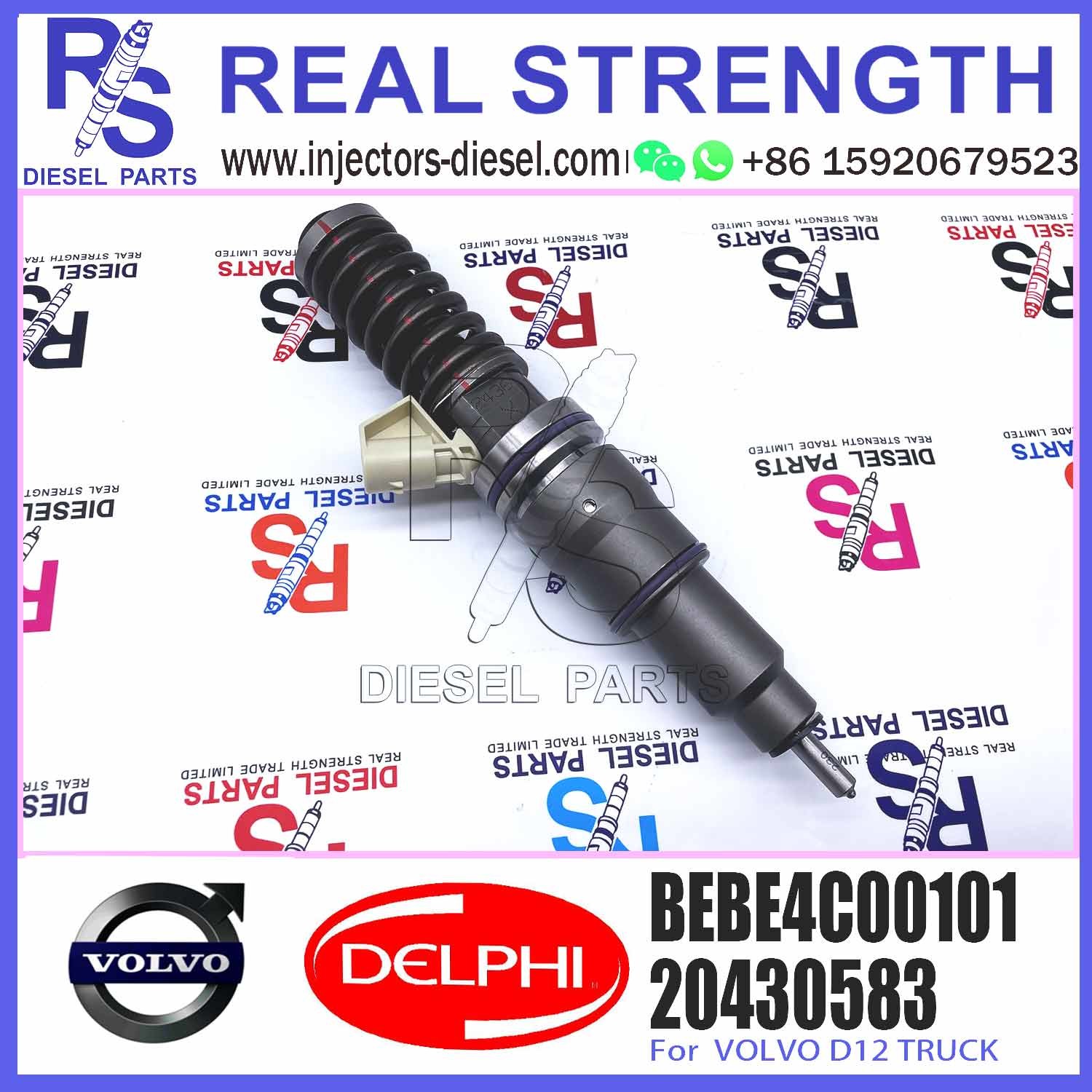 High Performance Diesel Engine Parts 20430583 Electronic Unit Common Rail Fuel Injector BEBE4C00101 For Diesel Engine