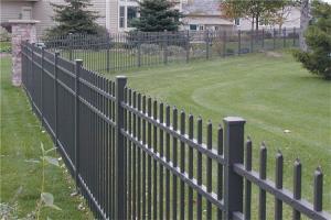 China Tubular Steel Fence Aluminium Wrought Iron Fence Panels As Your Requires on sale