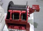 Efficient Powered Hydraulic Crane Winch Painting Galvanizing